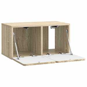 Nástěnná TV skříň 59,5 x 31 x 30 cm Dub sonoma Kompozitní dřevo - obrázek 5