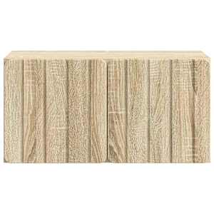Nástěnná TV skříň 59,5 x 31 x 30 cm Dub sonoma Kompozitní dřevo - obrázek 6