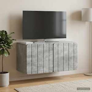 Nástěnná TV skříň 59,5 x 31 x 30 cm Betonově šedá - obrázek 1