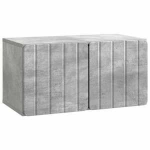 Nástěnná TV skříň 59,5 x 31 x 30 cm Betonově šedá - obrázek 2