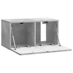 Nástěnná TV skříň 59,5 x 31 x 30 cm Betonově šedá - obrázek 5