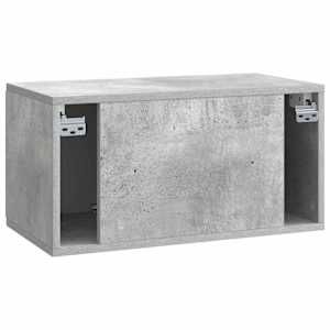 Nástěnná TV skříň 59,5 x 31 x 30 cm Betonově šedá - obrázek 8