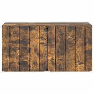 Nástěnná TV skříň 59,5 x 31 x 30 cm Kouřový dub - obrázek 6