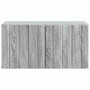 Nástěnná TV skříň 59,5 x 31 x 30 cm Šedý Sonoma - obrázek 6