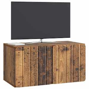 Nástěnná TV skříň 59,5 x 31 x 30 cm Staré dřevo - obrázek 3