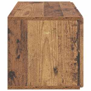 Nástěnná TV skříň 59,5 x 31 x 30 cm Staré dřevo - obrázek 7