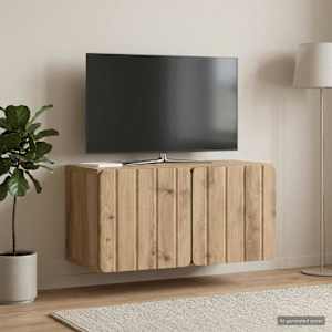 Nástěnná TV skříň 59,5 x 31 x 30 cm Dub artisan - obrázek 4