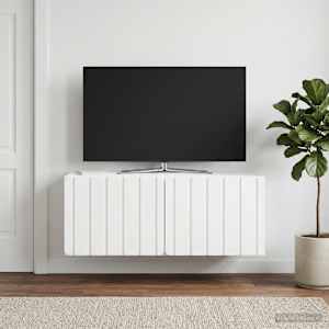 Nástěnná TV skříň 78,5 x 31 x 30 cm Bílá Kompozitní dřevo - obrázek 1