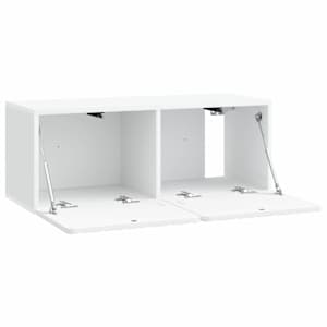 Nástěnná TV skříň 78,5 x 31 x 30 cm Bílá Kompozitní dřevo - obrázek 5