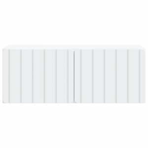 Nástěnná TV skříň 78,5 x 31 x 30 cm Bílá Kompozitní dřevo - obrázek 6