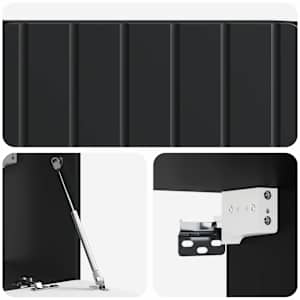 Nástěnná TV skříň 78,5 x 31 x 30 cm Černá Kompozitní dřevo - obrázek 9