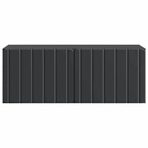 Nástěnná TV skříň 78,5 x 31 x 30 cm Černá Kompozitní dřevo - obrázek 6