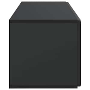 Nástěnná TV skříň 78,5 x 31 x 30 cm Černá Kompozitní dřevo - obrázek 7
