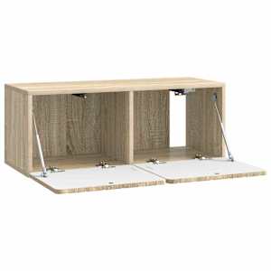 Nástěnná TV skříň 78,5 x 31 x 30 cm Dub sonoma Kompozitní dřevo - obrázek 5
