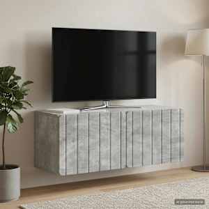 Nástěnná TV skříň 78,5 x 31 x 30 cm Betonově šedá - obrázek 1