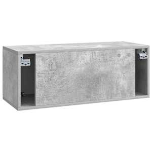 Nástěnná TV skříň 78,5 x 31 x 30 cm Betonově šedá - obrázek 8