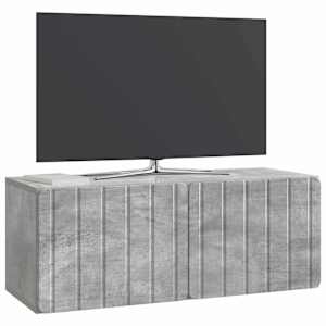 Nástěnná TV skříň 78,5 x 31 x 30 cm Betonově šedá - obrázek 3