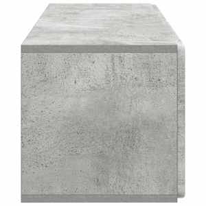 Nástěnná TV skříň 78,5 x 31 x 30 cm Betonově šedá - obrázek 7