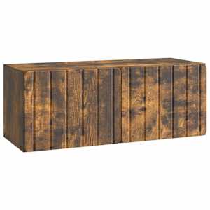 Nástěnná TV skříň 78,5 x 31 x 30 cm Kouřový dub - obrázek 2