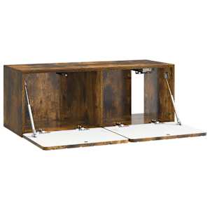 Nástěnná TV skříň 78,5 x 31 x 30 cm Kouřový dub - obrázek 5