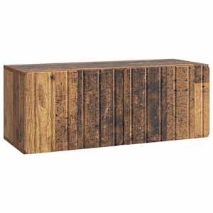 Nástěnná TV skříň 78,5 x 31 x 30 cm Staré dřevo - obrázek 2