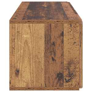 Nástěnná TV skříň 78,5 x 31 x 30 cm Staré dřevo - obrázek 7