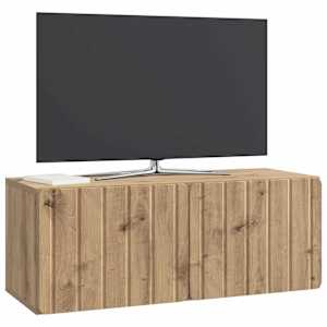 Nástěnná TV skříň 78,5 x 31 x 30 cm Dub artisan - obrázek 3
