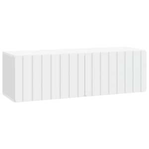 Nástěnná TV skříň 98 x 31 x 30 cm Bílá Kompozitní dřevo - obrázek 2