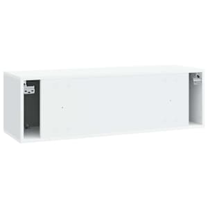 Nástěnná TV skříň 98 x 31 x 30 cm Bílá Kompozitní dřevo - obrázek 7
