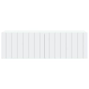 Nástěnná TV skříň 98 x 31 x 30 cm Bílá Kompozitní dřevo - obrázek 5