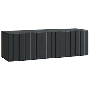 Nástěnná TV skříň 98 x 31 x 30 cm Černá Kompozitní dřevo - obrázek 2