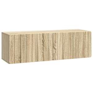 Nástěnná TV skříň 98 x 31 x 30 cm Dub sonoma Kompozitní dřevo - obrázek 2