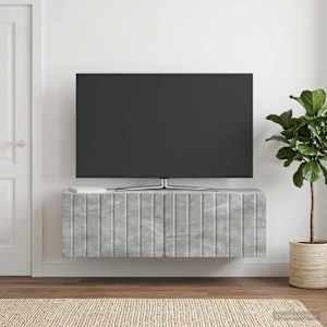 Nástěnná TV skříň 98 x 31 x 30 cm Betonově šedá - obrázek 1
