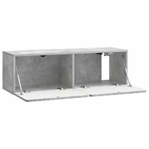 Nástěnná TV skříň 98 x 31 x 30 cm Betonově šedá - obrázek 5