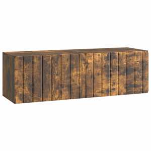 Nástěnná TV skříň 98 x 31 x 30 cm Kouřový dub Kompozitní dřevo - obrázek 2