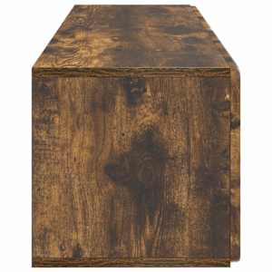 Nástěnná TV skříň 98 x 31 x 30 cm Kouřový dub Kompozitní dřevo - obrázek 7
