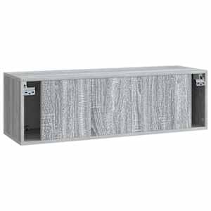Nástěnná TV skříň 98 x 31 x 30 cm Šedý Sonoma Kompozitní dřevo - obrázek 8