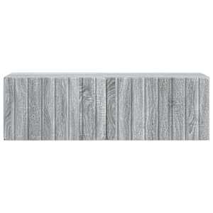 Nástěnná TV skříň 98 x 31 x 30 cm Šedý Sonoma Kompozitní dřevo - obrázek 6