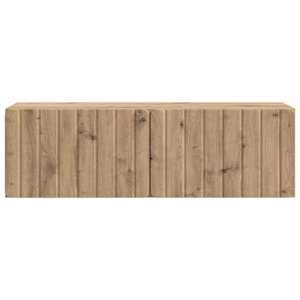 Nástěnná TV skříň 98 x 31 x 30 cm Dub artisan Kompozitní dřevo - obrázek 6
