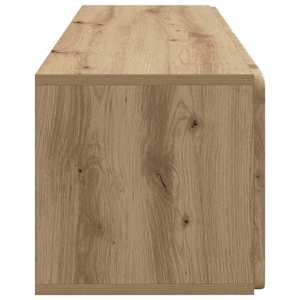 Nástěnná TV skříň 98 x 31 x 30 cm Dub artisan Kompozitní dřevo - obrázek 7