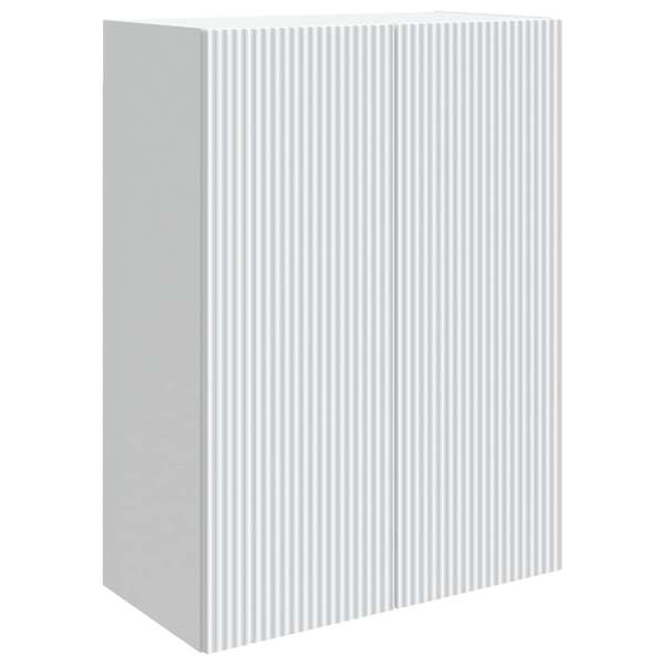 vidaXL Seinale kinnitatav kapp 66 x 34,5 x 90 cm Tehispuit Valge