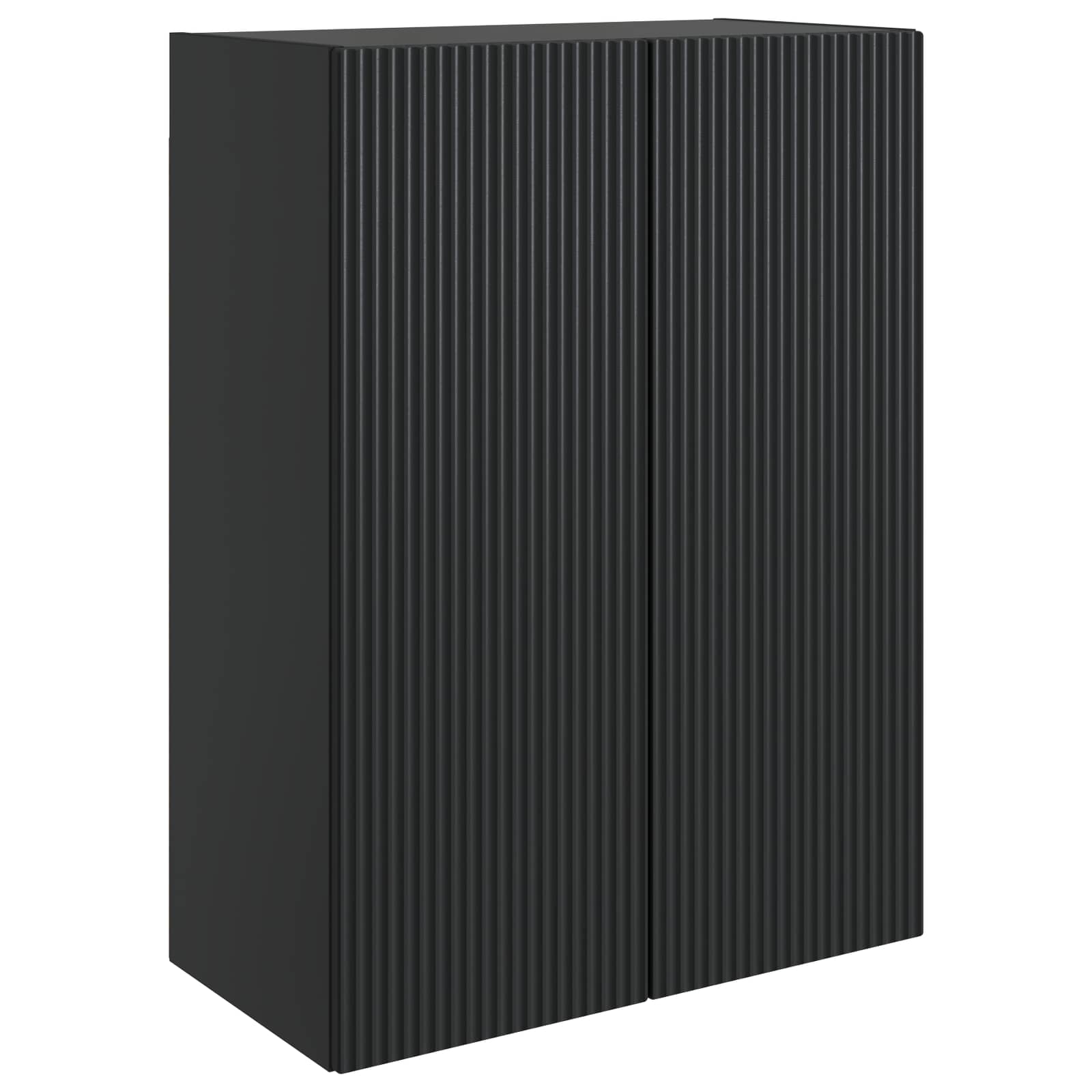 Omara za steno Črna 66 x 34,5 x 90 cm Inženirski les