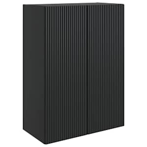 Omara za steno Črna 66 x 34,5 x 90 cm Inženirski les