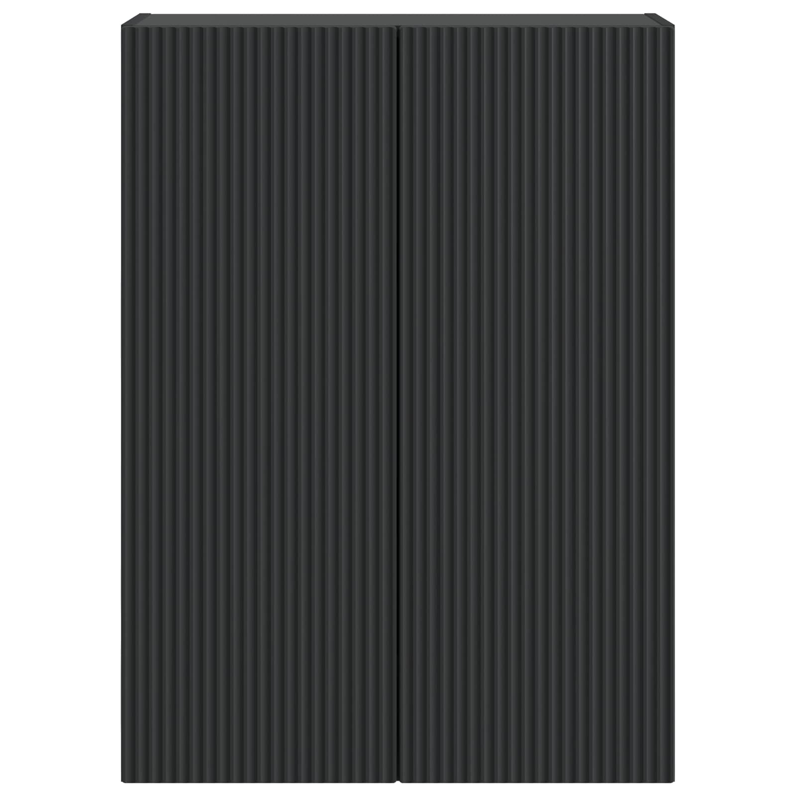 Omara za steno Črna 66 x 34,5 x 90 cm Inženirski les - slika 3