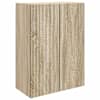 vidaXL Seinale kinnitatav kapp 66 x 34,5 x 90 cm Tehispuit Sonoma tamm