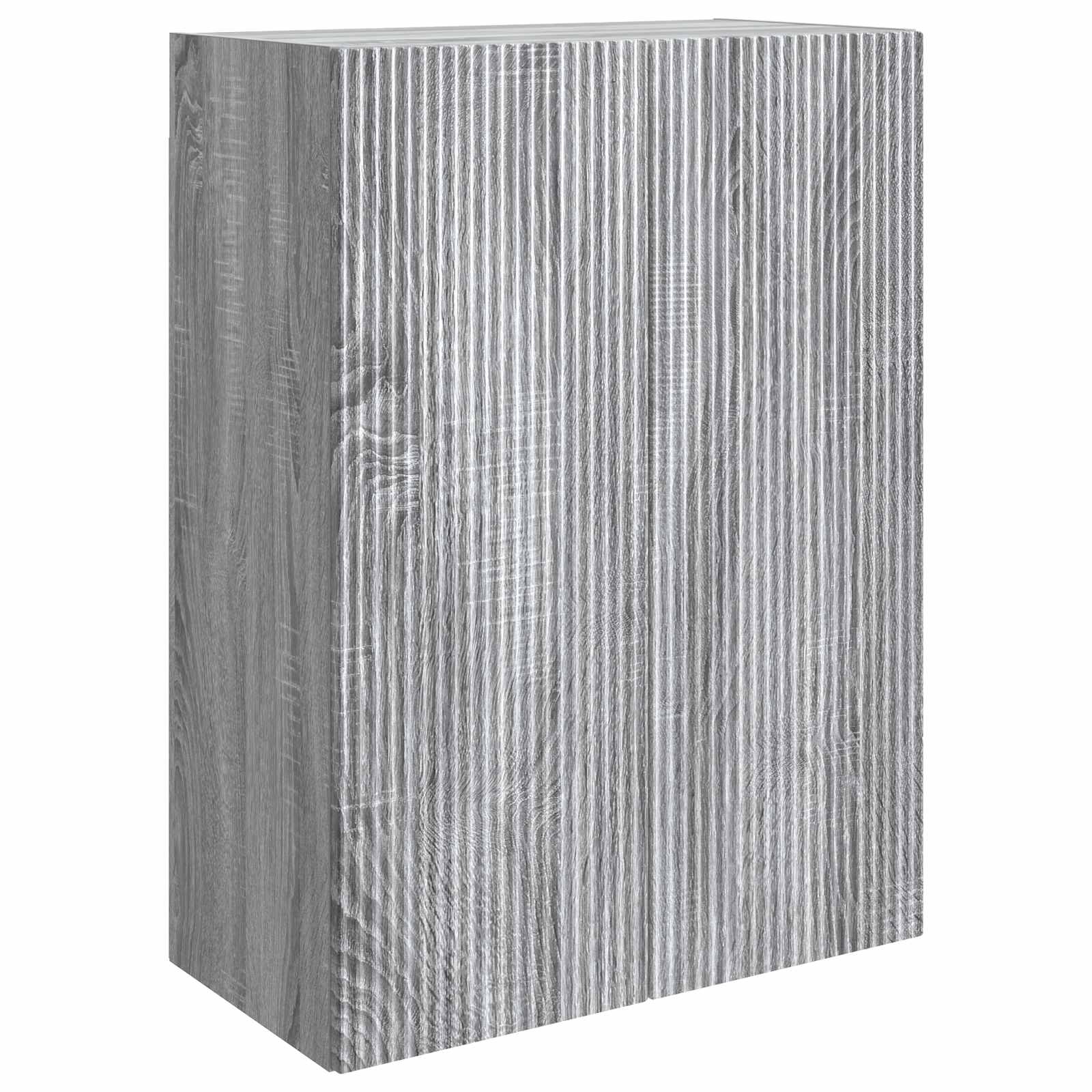 vidaXL Dulap montat pe perete Sonoma gri 66 x 34,5 x 90 cm