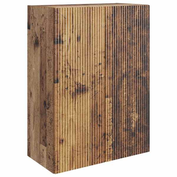 vidaXL Seinale kinnitatav kapp 66 x 34,5 x 90 cm Tehispuit Vana puit