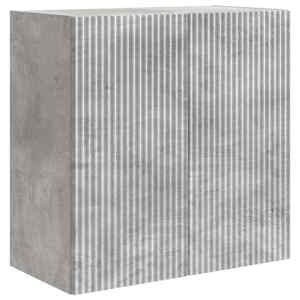 Omara za steno Betonsko siva 59 x 31 x 60 cm Inženirski les