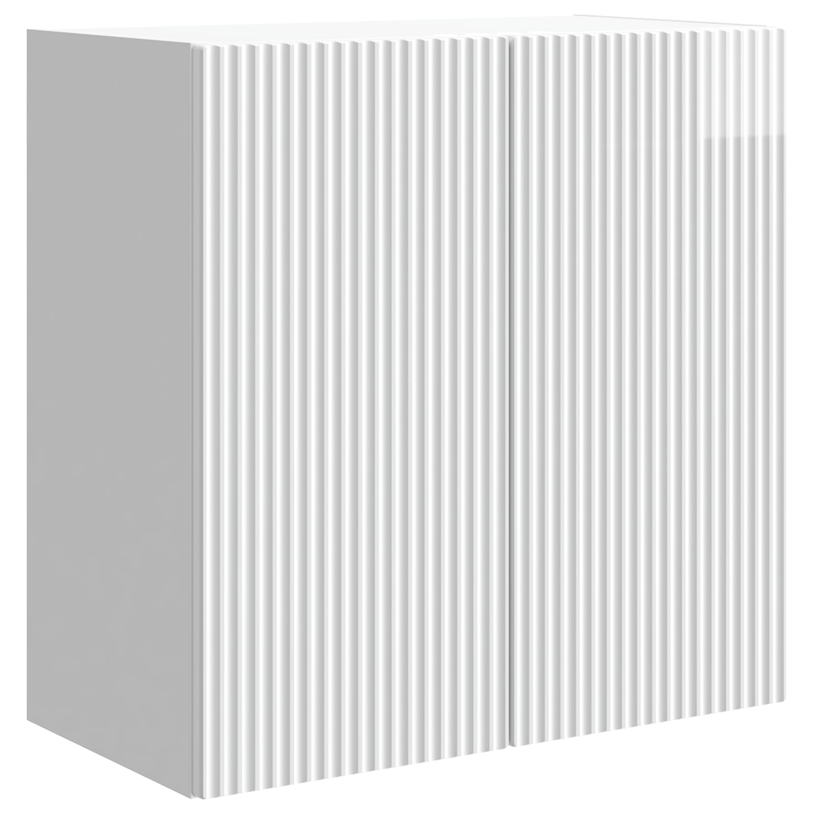 vidaXL Dulap montat pe perete Alb foarte lucios 59 x 31 x 60 cm