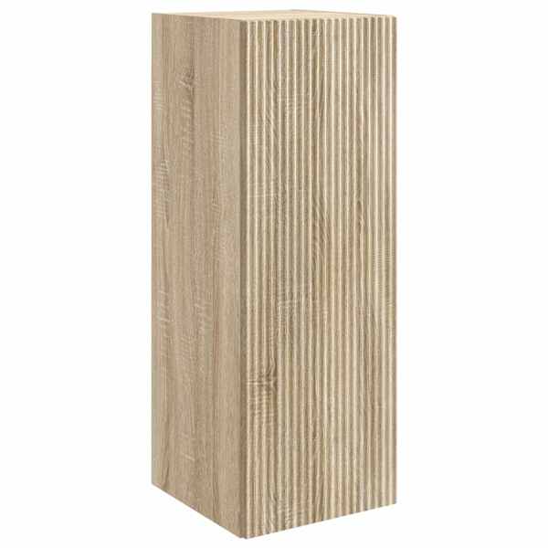 vidaXL Seinale kinnitatav kapp 33 x 34,5 x 90 cm Tehispuit Sonoma tamm